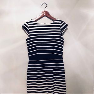 Ann Taylor Loft Striped Sheath Dress